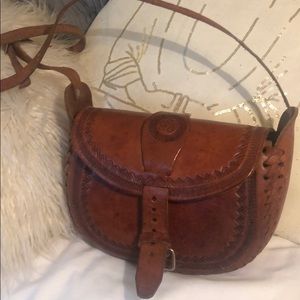 Authentic Leather Vintage Boho Shoulder bag